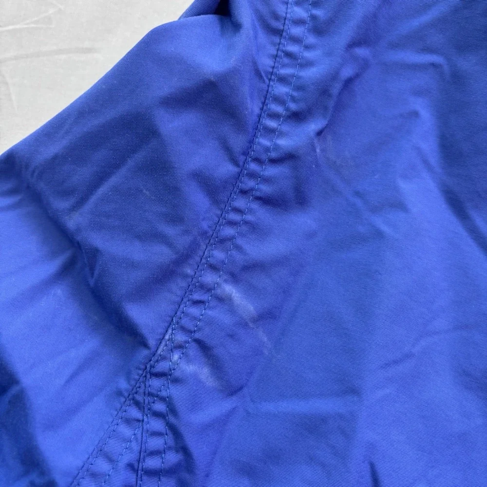 Vtg Joes Outdoors Mens Blue Lightweight Windbreaker Mesh Lined Full Zip Jacket L
